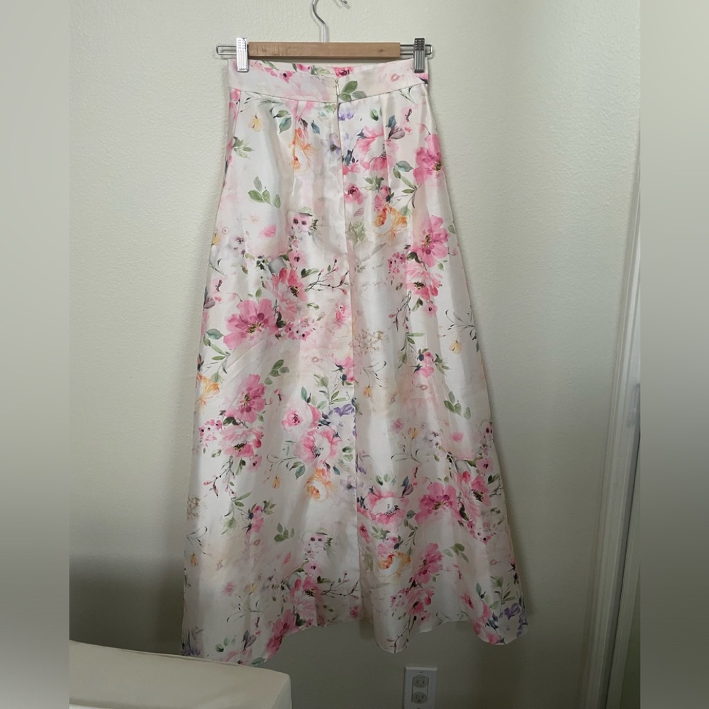 ASOS Floral Hi-Low Skirt 2